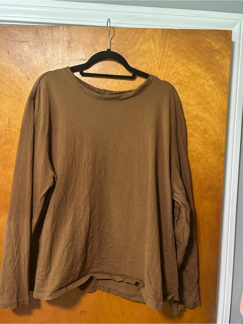 nuuds Chocolate Brown Long Sleeve Tee